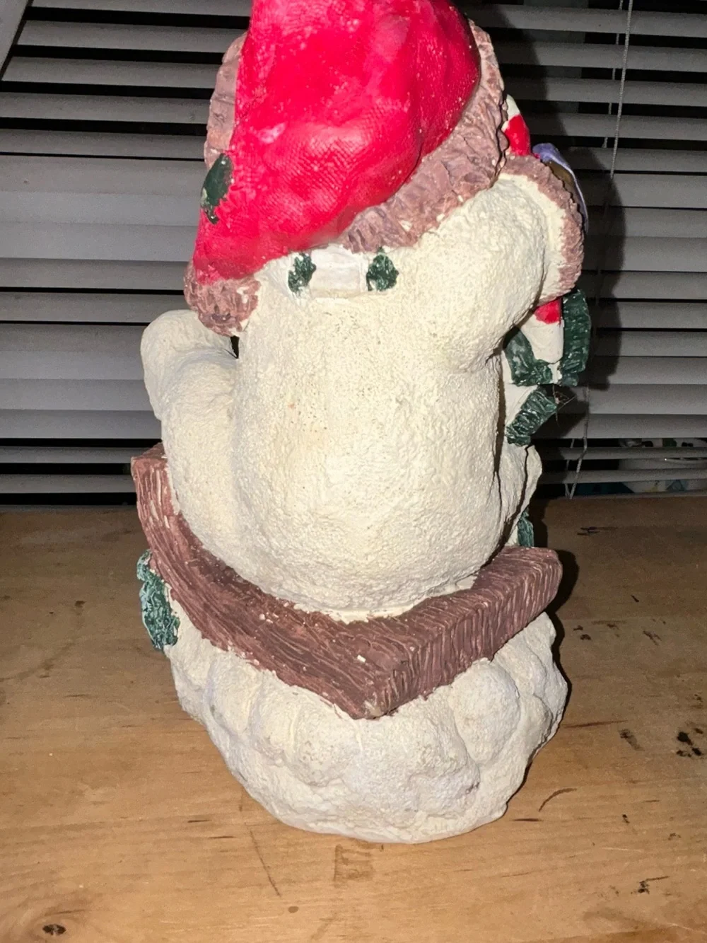 Vintage 1994 Windsor Collection Snowman Collectible Snowman on sled 9in Tall